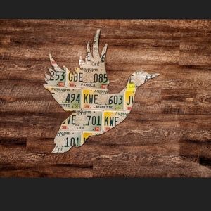 Custom Mississippi license plate wall art indoor/outdoor